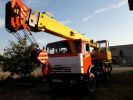 Услуги автокрана фотография